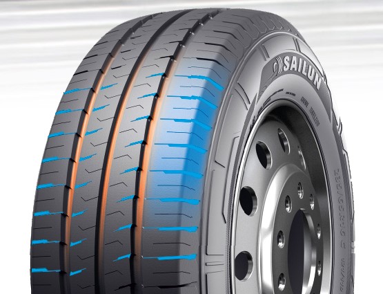 Большое количество поперечных канавок и три широкие центральные канавки